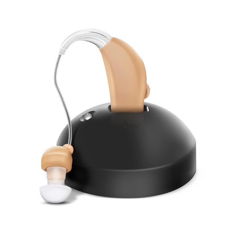 MSA 30X MSA PRO Sound Amplifier, Amplifies Sound by 30 Times, Up to 20 Hours Continuous Use, Lightweight, Nearly Invisible, Adjustable Volume, Fast Charging, Nude, 1ct - Image 3